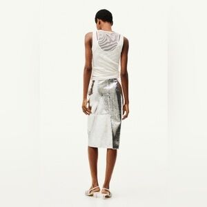 H&M Silver Skirt